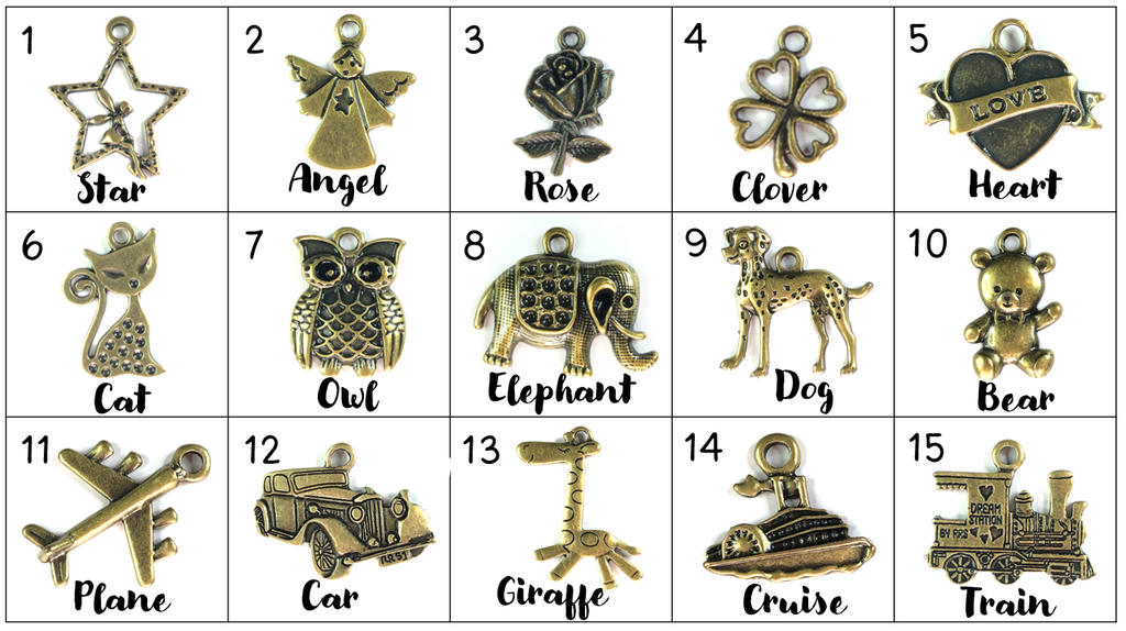 Personalised Passport Cover (3 Charms)