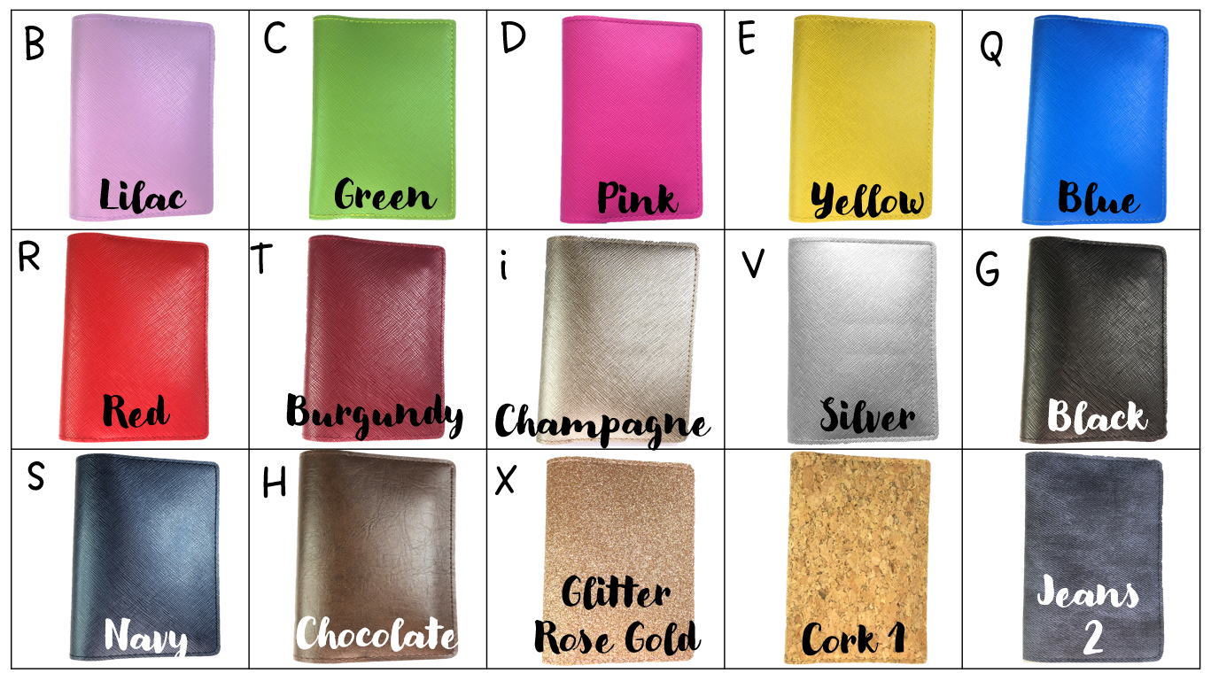 Personalised Passport Cover (1 charm)